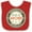 Red and White, variant on Inktastic Archer Premium Vintage Boys or Girls Baby Bib