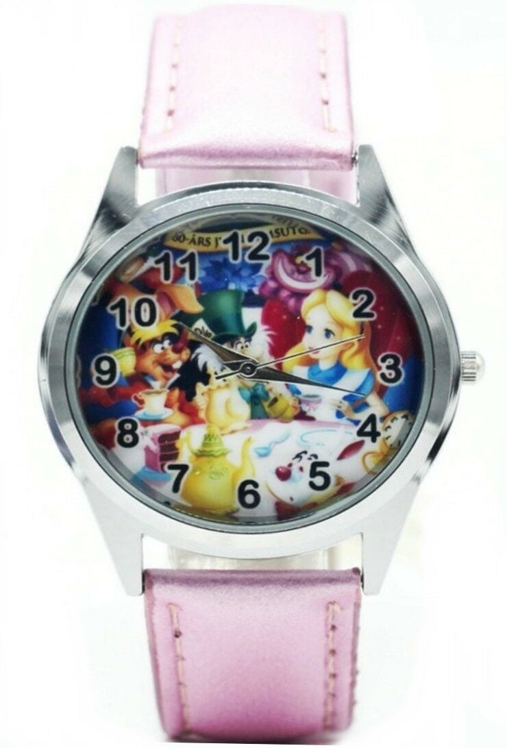 Disney Lilo and Stitch Woman's Analog Watch Blue Band Girl's Gift Reloj