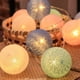 thumbnail image 4 of 10/20/40 LED Christmas String Lights, Cotton Ball, Party Wedding Kids Room Birthday Party Home Garden Loft Decoration Lights, 4 of 5