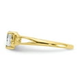 thumbnail image 4 of Primal Gold 10 Karat Yellow Gold Polished Geniune Emerald Birthstone Ring, 4 of 5
