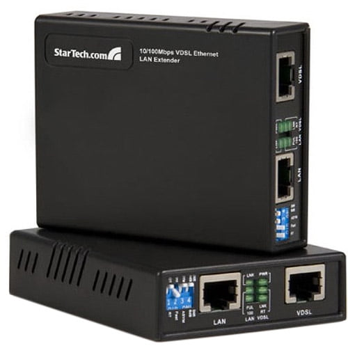 StarTech 10 100 VDSL Ethernet Extender Kit over Single Pair Wire by StarTech