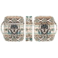 thumbnail image 2 of Xixirimido Aztec Tribe Wolf Dream Catcher Print Bible Cover Case for Women Men, Quilted Large Bible Carrying Cases with Handle Bookmarks, Biblical Study Accessories Christian Gifts, 2 of 7