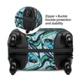 thumbnail image 4 of Haiem Colorful Fishing Baits Luggage Cover Printed Suitcase Covers for Luggage Elastic Washable Suitcase Protector Fits 18-32 Inch Luggage-Small, 4 of 9