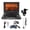 Black - EU Plug, variant on M Buder 9.8" Portable DVD Player with 270 Degree Swivel Screen Dual Speakers Antennae Remote Car TV Support USB SD AV Output Multiple Disc Formats EU Plug