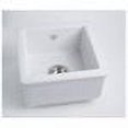 thumbnail image 2 of Shaws Lancaster Single Bowl Undermount Or Drop In White Fireclay Kitchen Or Bar/Food Prep Sink 15" X 15" X 7 17/32" Deep With 3 1/2" Drain, 2 of 2