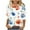 Floral White, variant on Women Summer Tops Short Sleeve V Neck Criss Cross T-Shirts Tunic Casual Loose Soft Tee