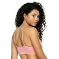 thumbnail image 2 of Felina - Super Soft Modal Bralette - Adjustable Straps, Moisture Wicking Lounge Bralette (Salmon Rose, Large), 2 of 2