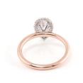 thumbnail image 6 of solitaire jewels 1.3CT Pear Moissanite Halo Engagement Ring For Women, 14K Rose Gold, 6 of 8