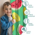 thumbnail image 3 of Blackout Kids Curtains,Watermelon and Lemon Childrens Insulated Curtains Set Of 2,Bedroom Essentials,Toddler Room Decor 42x63in(106x160cm), 3 of 4