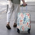 thumbnail image 3 of Pioneer Flower Floral Print Pattern Luggage Cover Fashion Suitcase Cover Baggage Covers Fit 25-28 Inch Luggage (Go Travel), 3 of 5