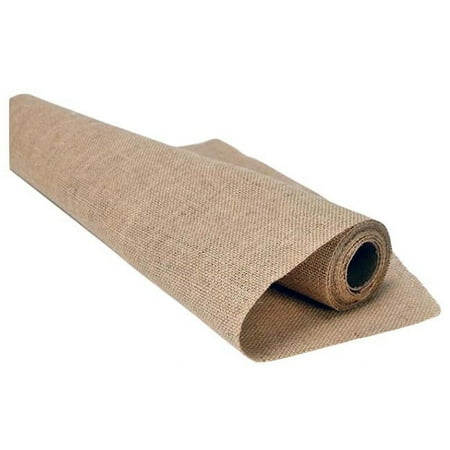 Panda Superstore Flower Linen Gift Wrapping Paper Roll Florist Wrapping Paper Supplies, Brown