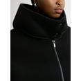 thumbnail image 5 of Scoop Women’s and Women's Plus Scuba Knit Hooded Jacket, Sizes XS-4X, 5 of 5