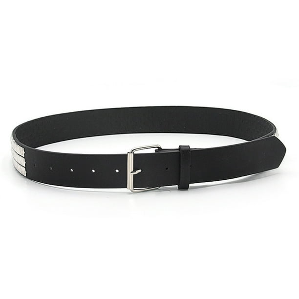 Sonducket Cinturón de cintura a la moda, correas de cuero huecas universales elásticas con hebillas, decoraciones para pantalones, accesorios para el Cinturones Plata Sonducket AP008684-02