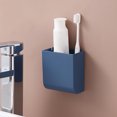 thumbnail image 3 of Graflsoa Adhesive Wall-Mounted Organizer Box for Phones, Remotes, and Essentials - Space-Saving, No-Drill Installation, Durable Plastic, Multiple Colors Available, 3 of 6