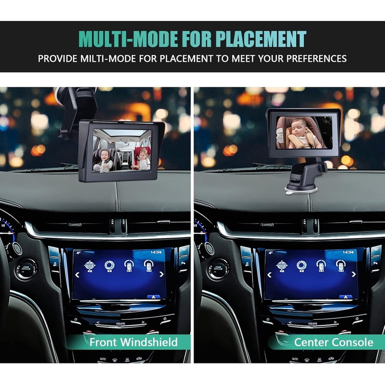 4.3in Baby Auto Monitor Autostoel Camera HD Nachtzicht 10G Shakeproof Veiligheid Autostoel Spiegel Camera Bewaakte Spiegel Universele voor Auto SUV Pickup
