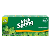 Irish Spring Original, Deodorant Bar Soap, 3.2 Ounce, 6 Bar