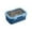 Blue, variant on chaungfeng Stainless Steel Lunch Box, 2-Compartment Insulated Container with Divider, for Office, Meals