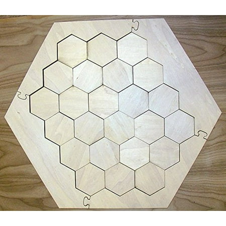 Settlers of Catan Board Game Frame #13 - 1/4 X 23 1/2 X 23 1/2 w/ 30 Hexagons