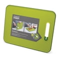 thumbnail image 3 of Tabla para cortar con afilador de cuchillos Joseph Joseph grande, color verde, 3 of 3