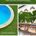 thumbnail image 7 of Fas Home Artificial Grass Rug Green Fake Grass Carpet 12FTX28FT, Pet Turf Mat Dog Grass Pee Pad with Drainage Holes, Indoor Outdoor Synthetic Lawn for Patio, Balcony, Deck, Yard, 7 of 7