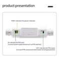 thumbnail image 3 of GUYUTING Répéteur POE 100mbps pour Appareils Alimentés par POE Détection Automatique & Protection, jusqu'à 500m Cascade, 3 of 9