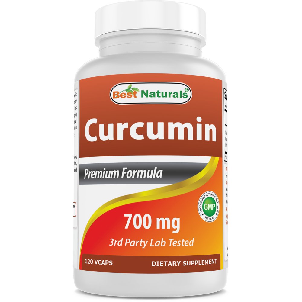 Turmeric Curcumin Extract 700 mg 120 Capsules by Best Naturals