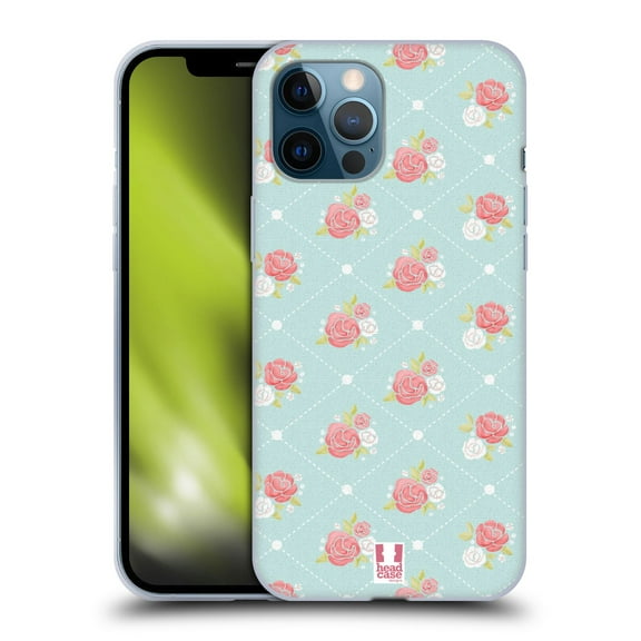 Head Case Designs French Country Patterns Rose Wallpaper Soft Gel Case Compatible with Apple iPhone 12 Pro Max