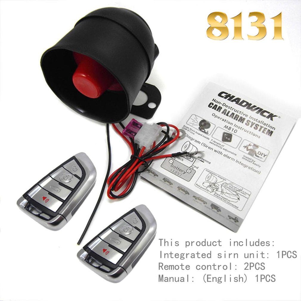 CHADWICK 8108131 Car Antitheft Device Installation Car Alarm Without