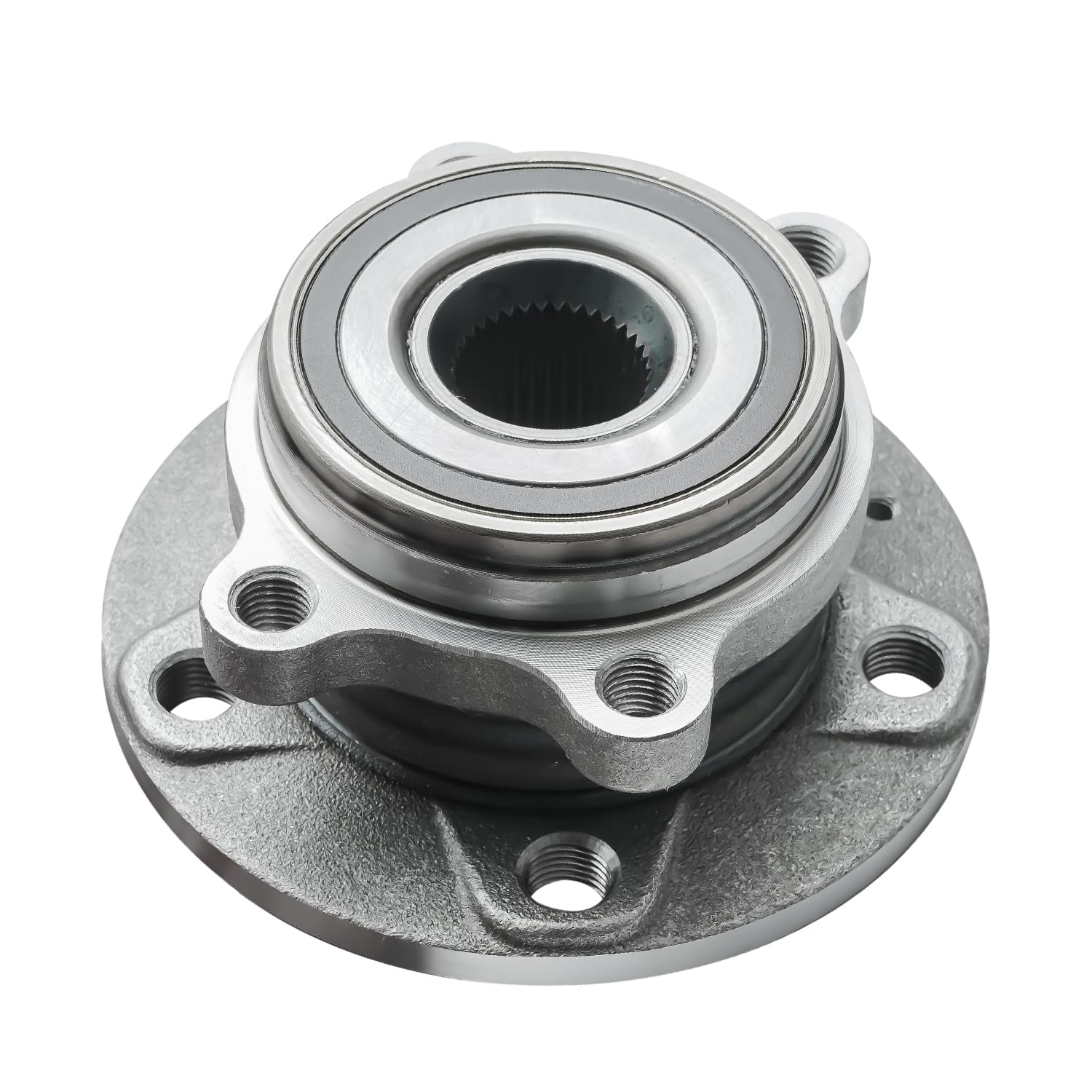 Detroit Axle - Pair Front Wheel Bearing and Hubs for 04-13 Audi A3 15-18 Q3 Quattro 08-15 TT Quattro 12-19 VW Beetle 09-17 CC 07-16 EOS 06-14 GTI 10-14 Golf 05-18 Jetta 06-10/12-22 Passat 09-17 Tigua