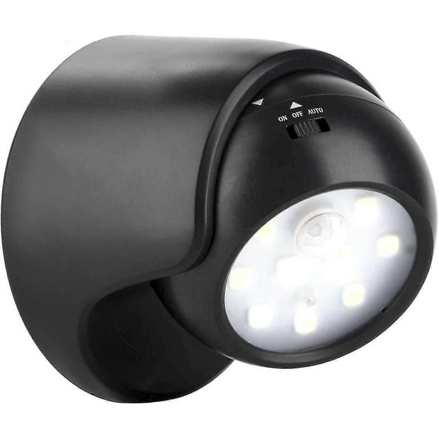 Outdoor Wall Light With Motion Sensor | 1000 Lumen Led Outdoor Lighting | Battery Powered Cordless Lighting | 360 Degree