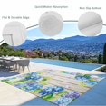 thumbnail image 3 of Blue Hydrangea Outdoor Rug for Patio/Deck/Porch, Non-Slip Large Area Rug 6 x 9 Ft, Rustic Wooden Butterfly Spring Floral Indoor Outdoor Rugs Washable Area Rugs, Reversible Camping Rug Carpet Runner, 3 of 8