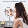 thumbnail image 3 of MesaSe 360 Degree Swivel Magnifying Mirror  Vanity Mirror with Stand and Removable Base, 3 of 9