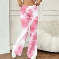 thumbnail image 4 of Yourumao Flare Yoga Pants for Women High Waisted Bootcut Pants Tie Dye Stretchy Bell Botton Trousers Baggy Pilates Workout Pants, 4 of 6