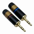 thumbnail image 4 of Audio Gold Banana Plug Speaker Connectors 3.5mm Plugs Gold Plated Musical Speaker Cable Wire Adapter, 4 of 10