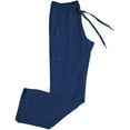 thumbnail image 3 of Activate by Med Couture Women's 8747 Yoga Cargo Scrub Pant -Navy-X-Small Petite, 3 of 6