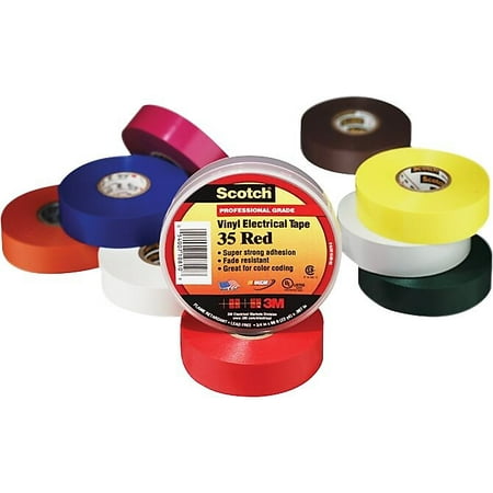 3M Scotch #35 Electrical Tape Violet .75-Inch by 66-Foot by .007-Inch 5400711271