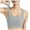 Grey, variant on Yammkia Sport Bras for Women Sports Bras for Women Criss Cross Back Medium Support Bras for Large Bust, Strappy Yoga Workout Bra with Pads (Black,M)