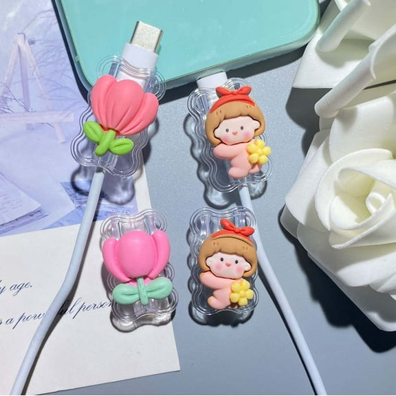 Tianyeda 4pcs Charging Cord Protector,Charger Saver