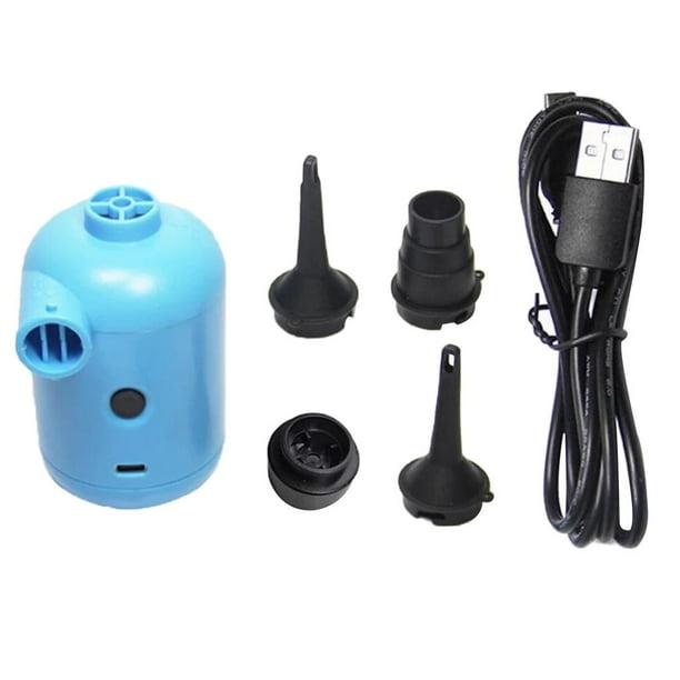 Bomba de Aire Eléctrica DC5V 2A Cola para Cama de Aire Camping Piscina Juguetes Inflables Bomba de aire eléctrica portátil