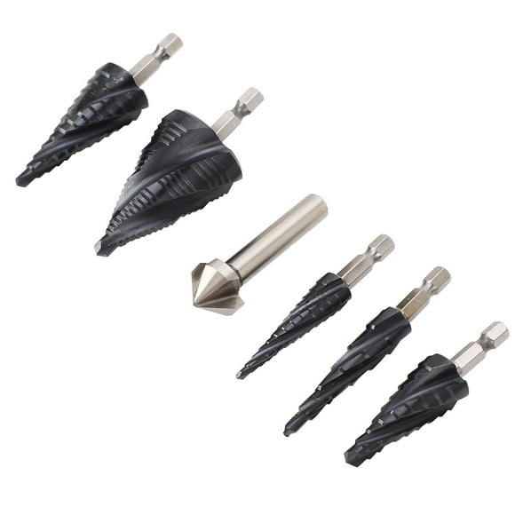Step Drill Bit Set, Step Drill Bit Wide Usage for Wood