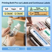 Label Maker, D30 Portable Bluetooth Label Maker Machine with Tape, Small Mini Label Printer, Multiple Templates Fonts Icon Labeler for Home, School, Office