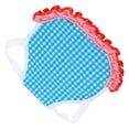 thumbnail image 2 of Chicken Back Apron, Chicken Clothes Cloth Chicken Vest  For Look More Beautiful For Make The Feathers Grow Better For Chicken Ducks Gooses For Protect The Back Blue Grid, 2 of 8