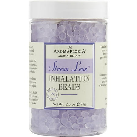 STRESS LESS by Aromafloria - INHALATION BEADS 2.5 OZ BLEND OF LAVENDER, CHAMOMILE, AND SAGE - UNISEX