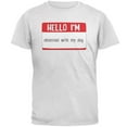 thumbnail image 1 of Halloween Hello I'm Obsessed With My Dog Mens T Shirt, 1 of 1