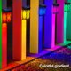 thumbnail image 3 of Lámpara de pared Docooler Lámpara de pared con energía Solar, luz de jardín al aire libre, luces decorativas de paisaje, lámpara de jardín impermeable IP65, luz cálida, luz colorida Docooler Lámpara de pared, 3 of 7