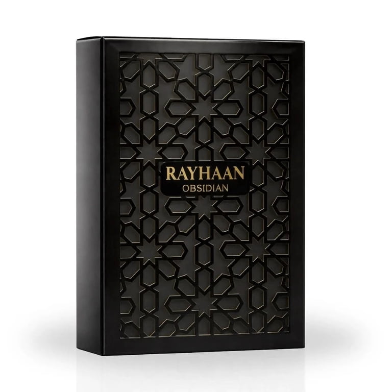 RAYHAAN obsidian EDP 100ml (10ml弱使用) RAYHAAN, Men's Obsidian EDP Spray, Citrus, Sueded Leather, 3.3 oz