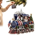 thumbnail image 2 of 250 Christmas Ornaments,250 Anniversary Christmas Tree Ornament,Patriotic 250th Anniversary Decor,Patriotic Home Decor,Metal Christmas Hanging Decorations,Patriotic Christmas Tree Keepsake, 2 of 6