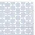 thumbnail image 4 of Metal Privacy Screen for Outdoor, 76" H×48" W Freestanding Privacy Screens with Stand, Hot Tub Privacy Screen with Decorative Pattern, White, 4 of 8