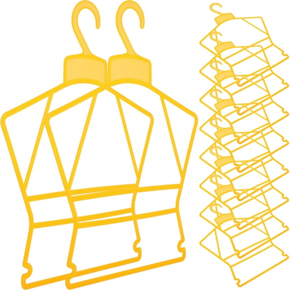 10pcs Small Plastic Hangers for Kids Heavy Duty Infant Clothes Hangers for Household Laundry Drying Rack