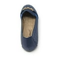thumbnail image 5 of Victoria K Women's Sparkling Quilted Finish With Gold Chain Ballerina Flats, 5 of 5